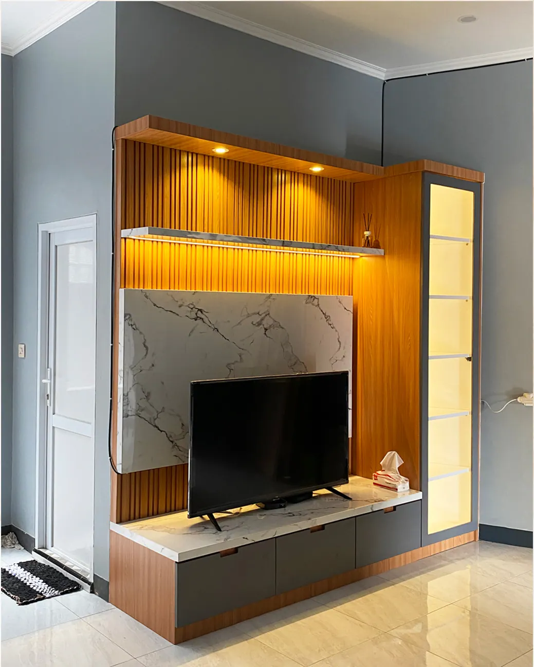 Interior Perumahan custom karya SAVOY, di Bumi Mas Kencana - detail 2
