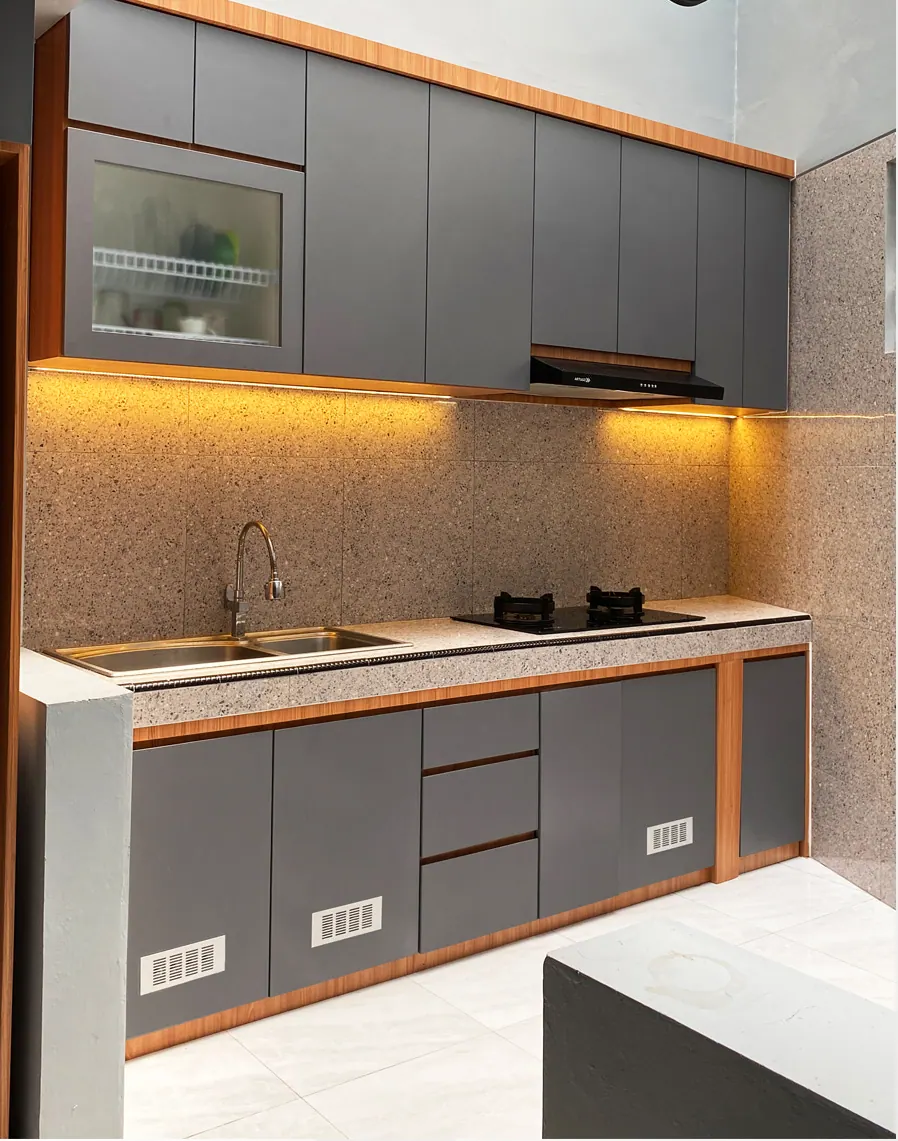 Interior Perumahan custom karya SAVOY, di Bumi Mas Kencana - detail 4