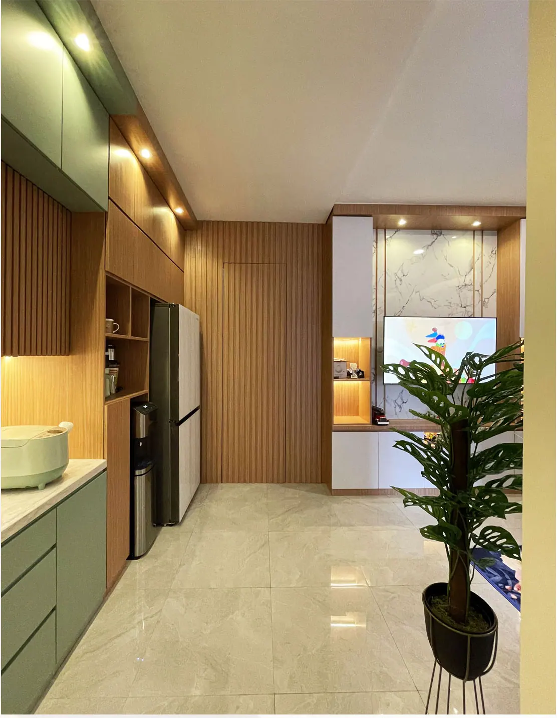 Interior Perumahan custom karya SAVOY, di Graha Raya Bintaro - detail 3