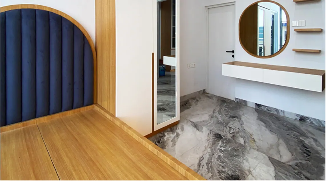 Interior Rumah Real Estate custom karya SAVOY, di Jakarta Garden City, Jakarta Timur