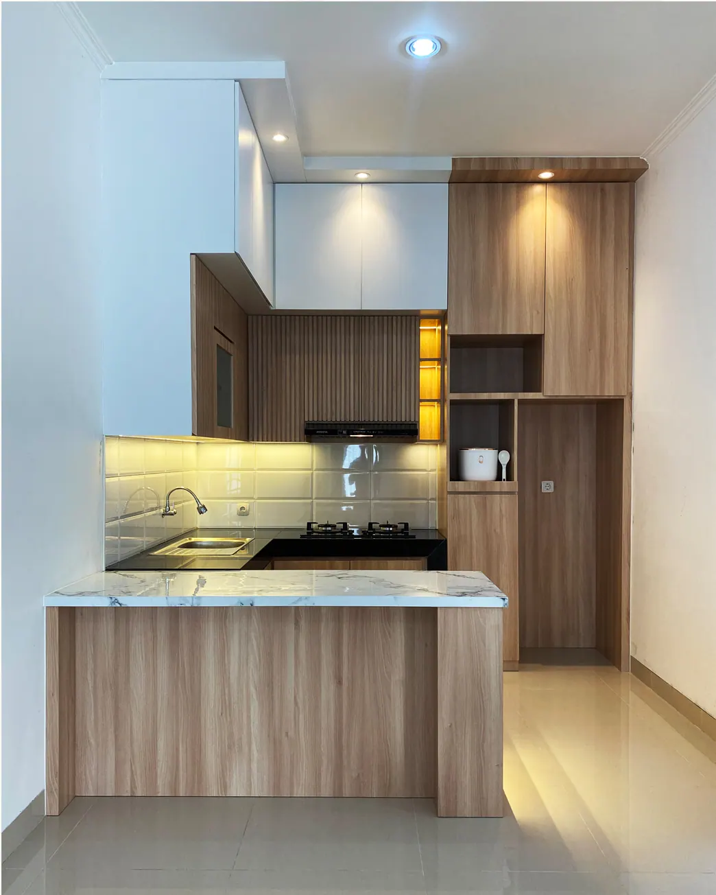 Interior Rumah Subsidi custom karya SAVOY, di Bukit Cipageran Indah, Cimahi