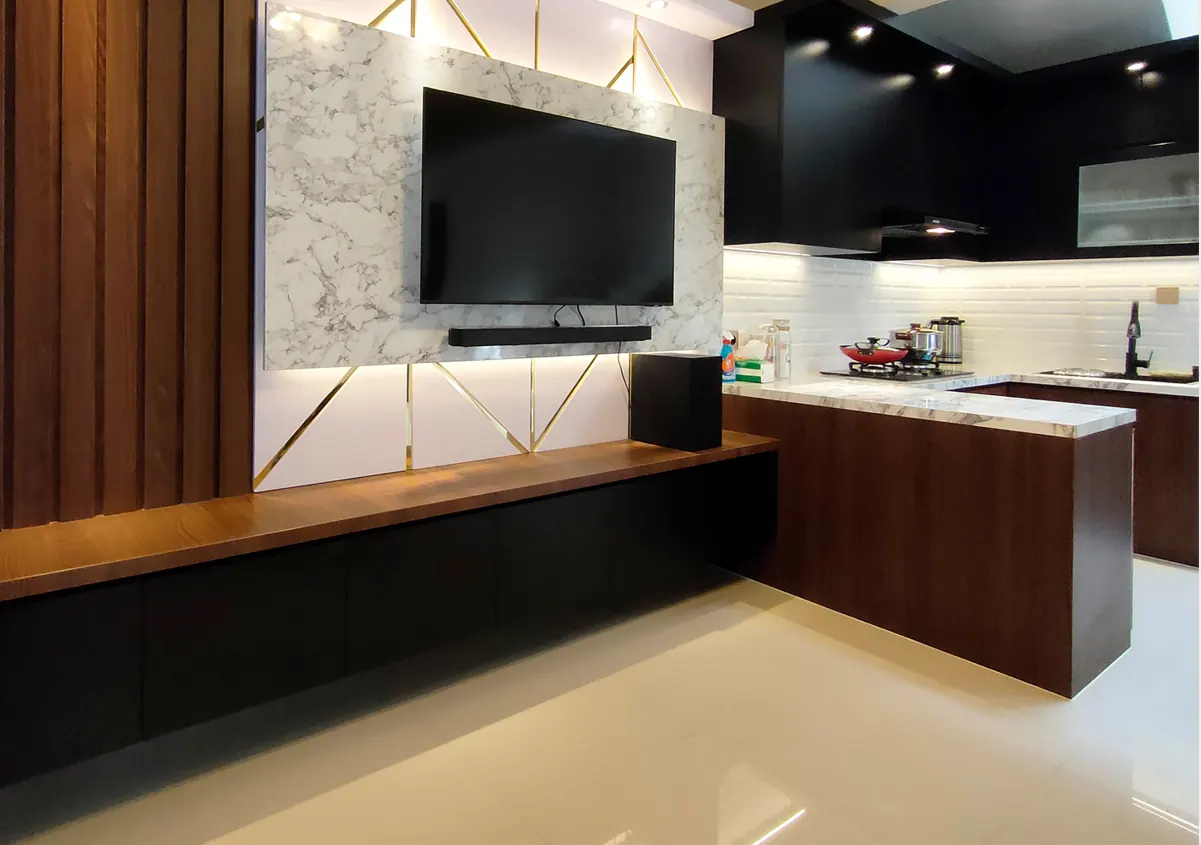 Interior Rumah Subsidi custom karya SAVOY, di Griya Padalarang Asri - detail 3