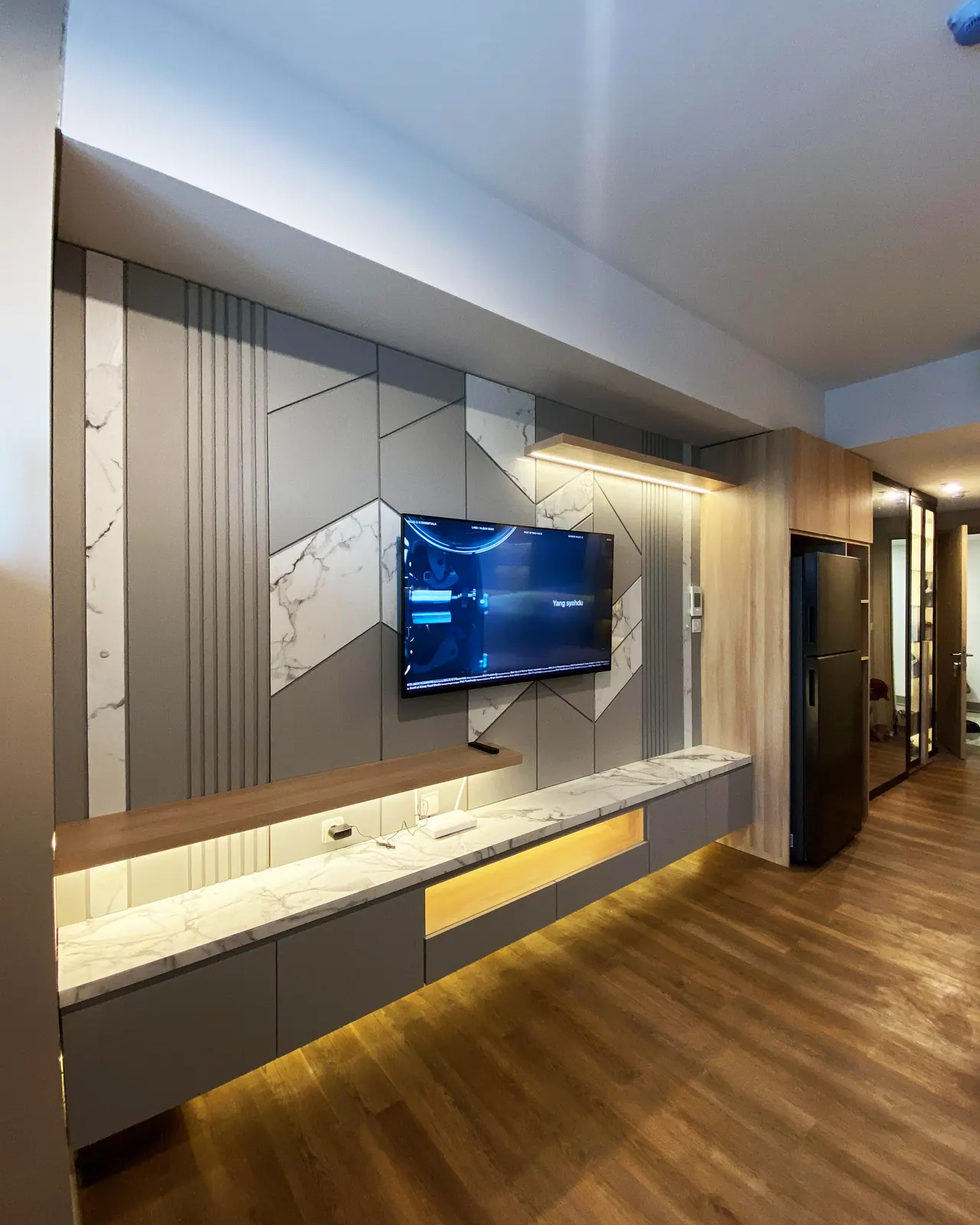 Interior Apartemen custom karya SAVOY, di Jakarta Pusat